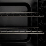 GE Crisp Mode 30-in Glass Top 5 burners 5.3-cu ft Slide-In Electric Range ( Stainless Steel )