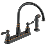 Delta Windemere Two Handle Kitchen Faucet in Oil Rubbed Bronze, 21996LF-OB, MRSP: $271.95, FINAL PRICE: $59.99 + TAX