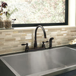 Delta Windemere Two Handle Kitchen Faucet in Oil Rubbed Bronze, 21996LF-OB, MRSP: $271.95, FINAL PRICE: $59.99 + TAX