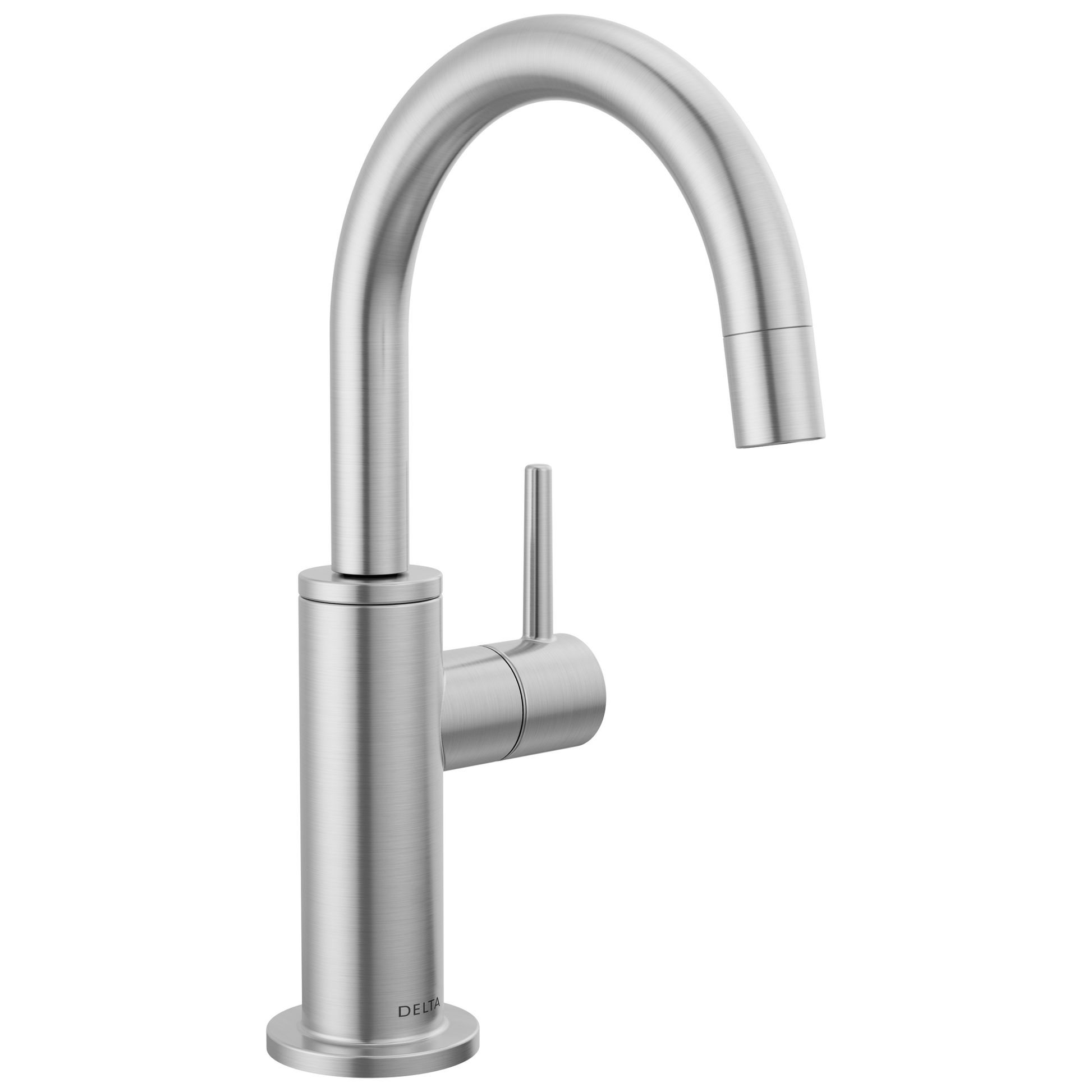 Delta Contemporary Round Beverage Faucet in Arctic Stainless, 1930-AR-DST, MRSP: $485, FINAL PRICE: $ + TAX