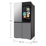 Samsung Bespoke Standard-Depth Family Hub 29-cu ft 4-Door 36-in French Door Refrigerator with Dual Ice Maker with Water Dispenser and Door within Door (Stainless Steel), RF29DB9900QD/AA *JR2511, Retail: $4,999.00, FINAL PRICE: $2,499.99 + TAX