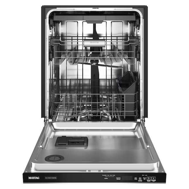 Maytag Eco Series 24-in Top Control Built-in Dishwasher With Third Rack (Fingerprint Resistant Stainless Steel) 50-dBA, MDPS6124RZ/0 *JR2508, Retail: $949.00, FINAL PRICE: $479.99 + TAX