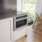Zephyr 24-in 1.2-cu ft 1000 -Watt Low Profile Microwave Drawer ( Stainless Steel