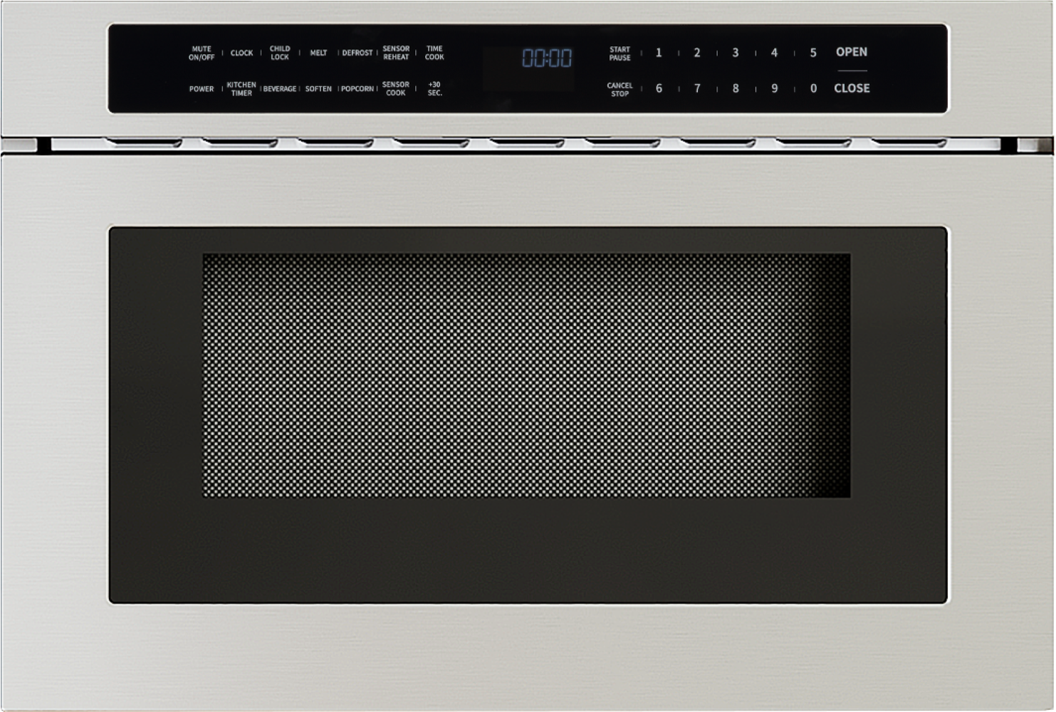 Zephyr 24-in 1.2-cu ft 1000 -Watt Low Profile Microwave Drawer ( Stainless Steel