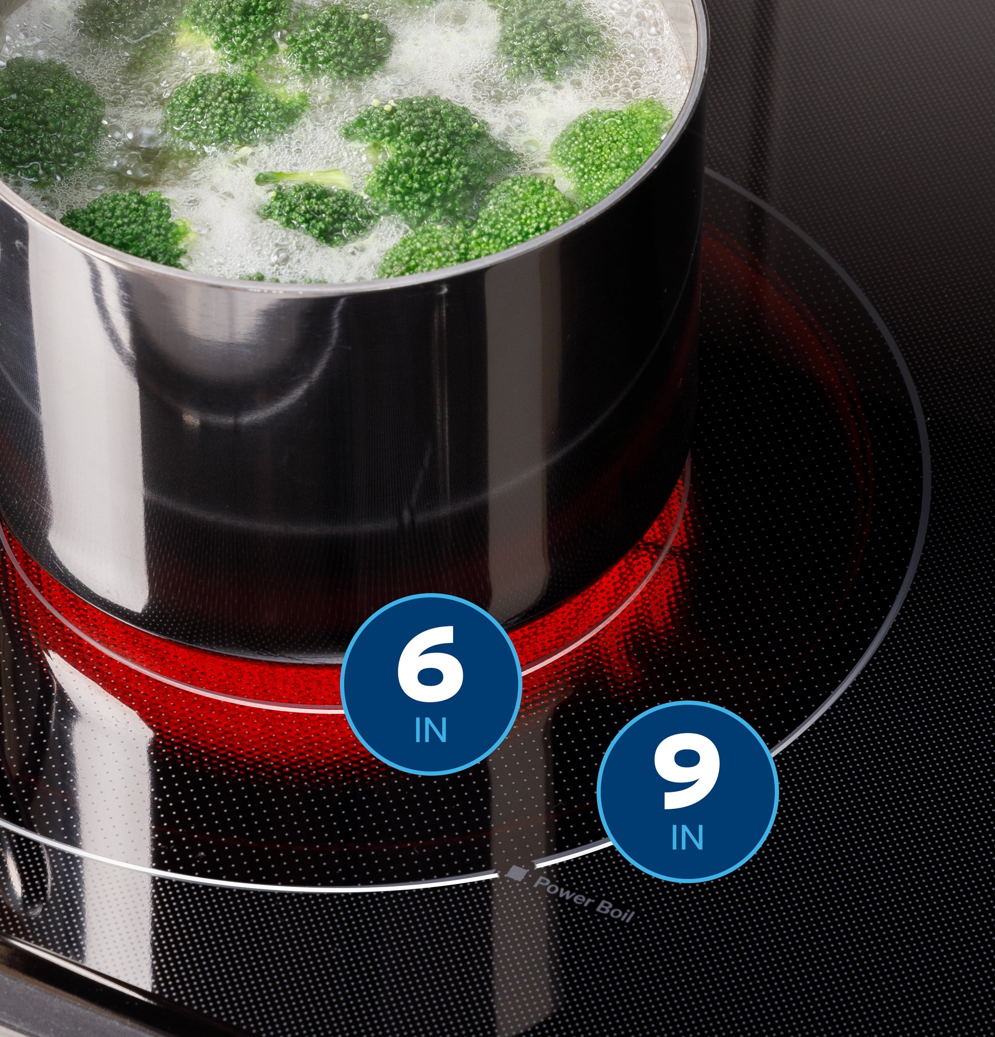 GE 30-in Glass Top 4 burners 5.3-cu ft Freestanding Electric Range ( Stainless Steel )