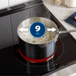 GE EasyWash Oven Tray 30-in Glass Top 5 burners 5.3-cu ft Air Fry Convection Oven Freestanding Electric Range ( Stainless Steel )