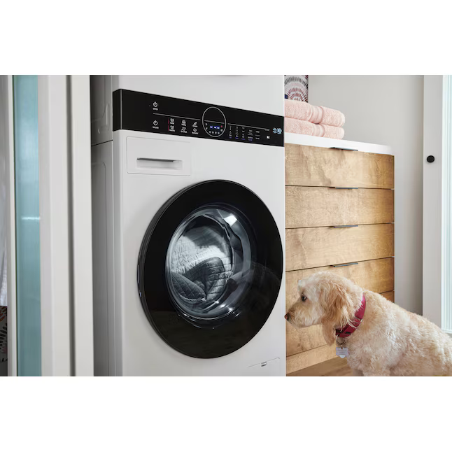 LG 24-in Compact Ventless Heat Pump Washtower Stacked Laundry Center with 2.4-cu ft Front load Washer and Electric 4.2-cu ft Dryer (ENERGY STAR), WKHC152HWA *JR2506, Retail: $3,199.00, FINAL PRICE: $1,699.99 + TAX