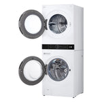 LG Ventless Heat Pump Washtower Electric Stacked Laundry Center with 5-cu ft Front load Washer and 7.8-cu ft Dryer ( White )