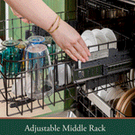 Cafe 24-in Top Control Built-in Dishwasher ( Stainless Steel with Brushed Stainless Handles ) With Third Rack,
