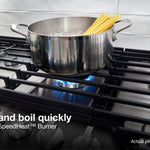 Whirlpool 36-in 5 burners Stainless steel Gas Cooktop