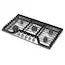 Whirlpool 36-in 5 burners Stainless steel Gas Cooktop