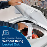 GE High Efficiency Agitator Large ( 4.5-cu ft ) Top-Load Washer ( White )