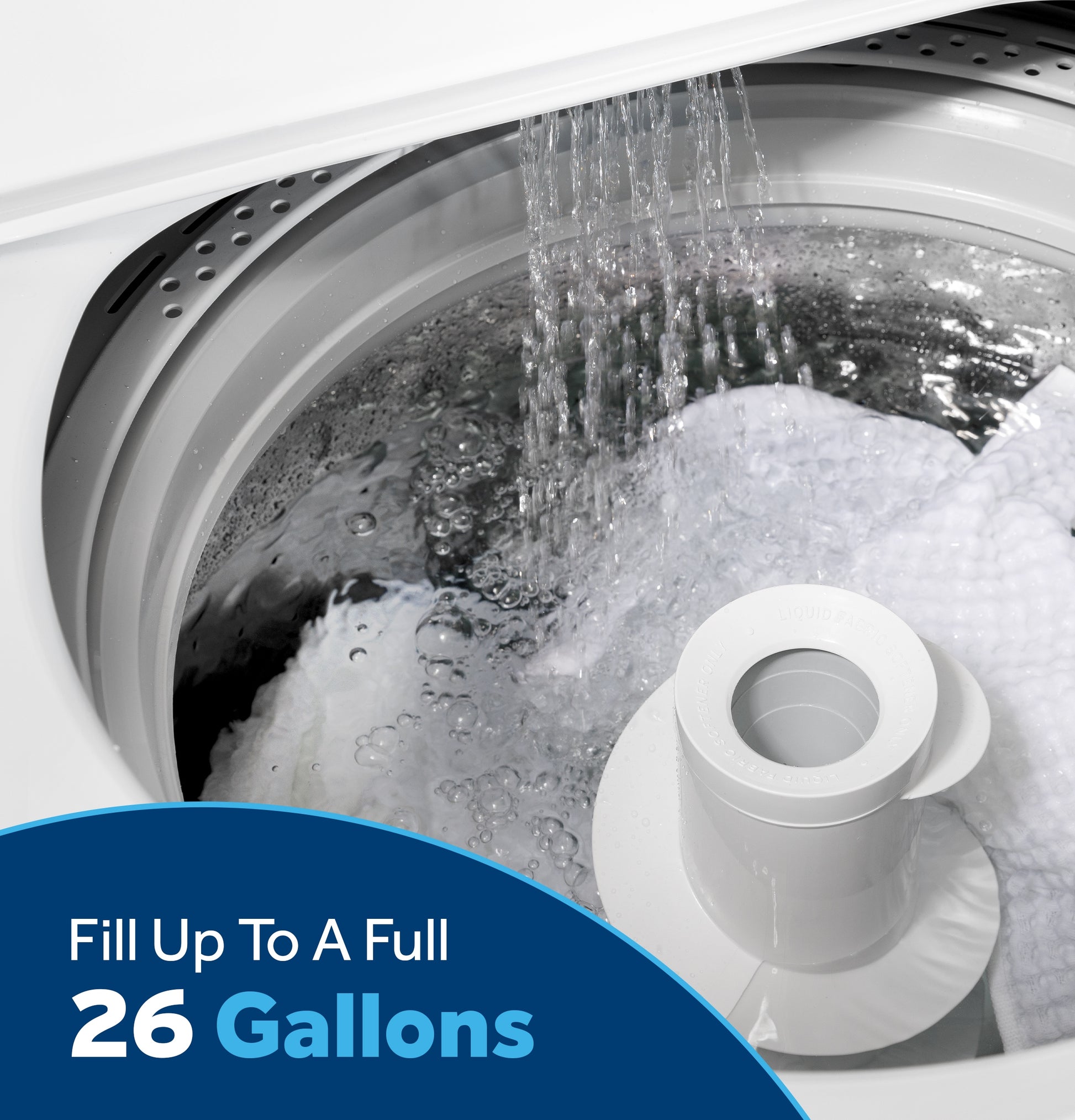 GE High Efficiency Agitator Large ( 4.5-cu ft ) Top-Load Washer ( White )