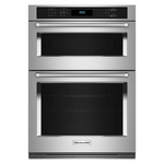 KitchenAid 30-in Self-cleaning Air Fry Microwave Wall Oven Combo (Stainless Steel), KOEC530PSS *JR2510, Retail: $4,699.00, FINAL PRICE: $2,199.99 + TAX