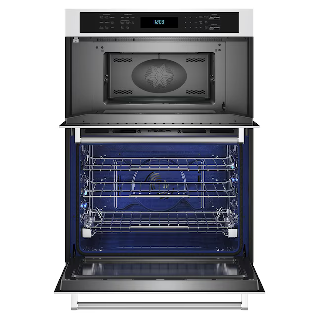 KitchenAid 30-in Self-cleaning Air Fry Microwave Wall Oven Combo (Stainless Steel with PrintShield Finish), KOEC530PPS/02 *JR2510, Retail: $4,799.00, FINAL PRICE: $2,499.99 + TAX
