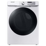 Samsung 7.5-cu ft Stackable Steam Cycle Vented Electric Dryer (White), DVE45B6300W