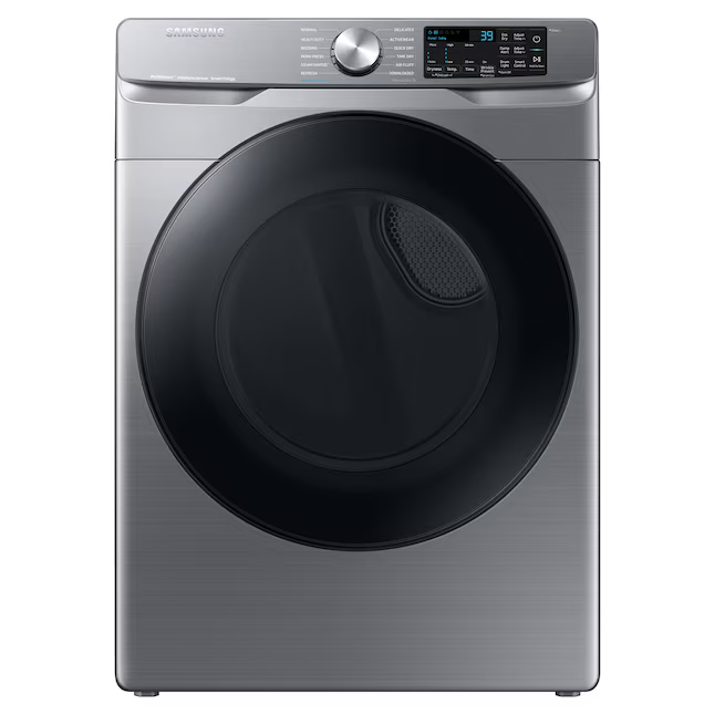 Samsung 7.5 cu. ft. Smart Electric Stackable Vented Dryer with Steam Sanitize+ in Platinum, DVE45B6300P/A3, Retail: $1,149.00, Final Price: $549.99 + Tax