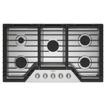 Whirlpool 36-in 5 burners Stainless Steel Gas Cooktop, WCGK7036PS/00 *JR2510, Retail: $1,449.00, FINAL PRICE: $699.99 + TAX