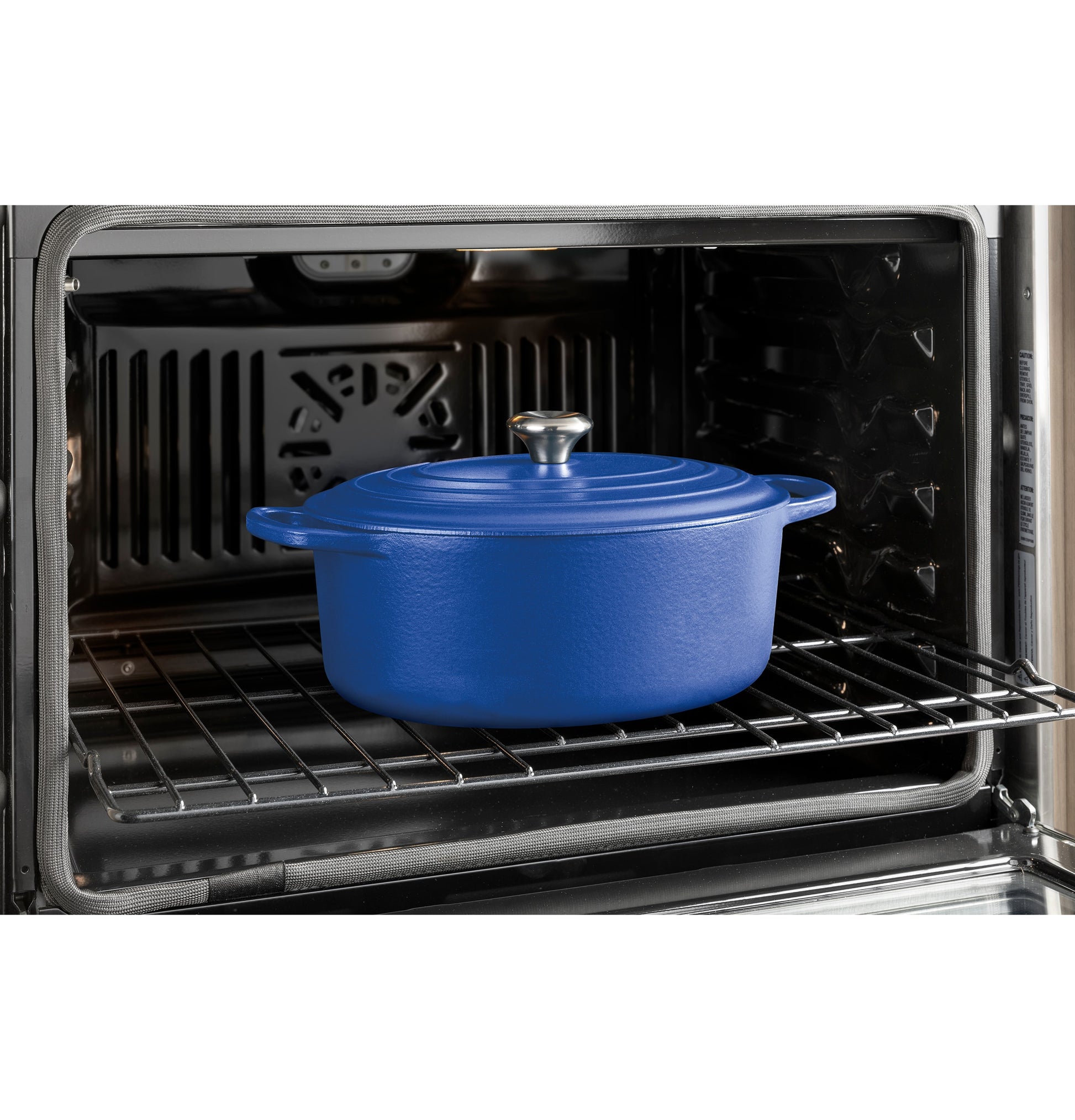 GE 27 inch Double Electric Wall Oven with Air Fry Self + Steam Cleaning ( Black )