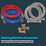 EASTMAN 2 -Pack 6-ft 3/4 -in FHT Inlet x 3/4 -in FHT Outlet Stainless steel Washing Machine Connector, 98506, MSRP: $47.48, FINAL PRICE: $29.99 + TAX