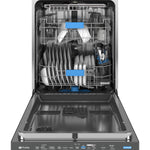 GE Profile 24-in Top Control Built-in Dishwasher ( Fingerprint Resistant Stainless Steel ) With Third Rack,