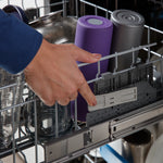GE Profile 24-in Top Control Built-in Dishwasher ( Fingerprint Resistant Stainless Steel ) With Third Rack,