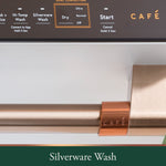 Cafe 24-in Top Control Built-in Dishwasher ( Stainless Steel with Brushed Stainless Handles ) With Third Rack,