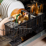 Cafe 24-in Top Control Built-in Dishwasher ( Stainless Steel with Brushed Stainless Handles ) With Third Rack,