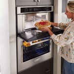 KitchenAid 30-in Self-cleaning Air Fry Microwave Wall Oven Combo (Stainless Steel), KOEC530PSS, Retail: $4,699.00