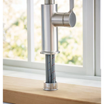 Alpine Reserve Palmetto Spot Resist Stainless Single Handle Deck-Mount Pull-down Kitchen Faucet with Sprayer (Includes Deck Plate) (Includes Soap Dispenser), FP1B4231SP #5505617 *JR2510, Retail: $Exclusive, FINAL PRICE: $89.99 + TAX