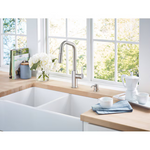 Alpine Reserve Palmetto Spot Resist Stainless Single Handle Deck-Mount Pull-down Kitchen Faucet with Sprayer (Includes Deck Plate) (Includes Soap Dispenser), FP1B4231SP #5505617 *JR2510, Retail: $Exclusive, FINAL PRICE: $89.99 + TAX