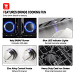 ZLINE KITCHEN & BATH Professional 36-in 6 burners Stainless Steel Gas Cooktop
