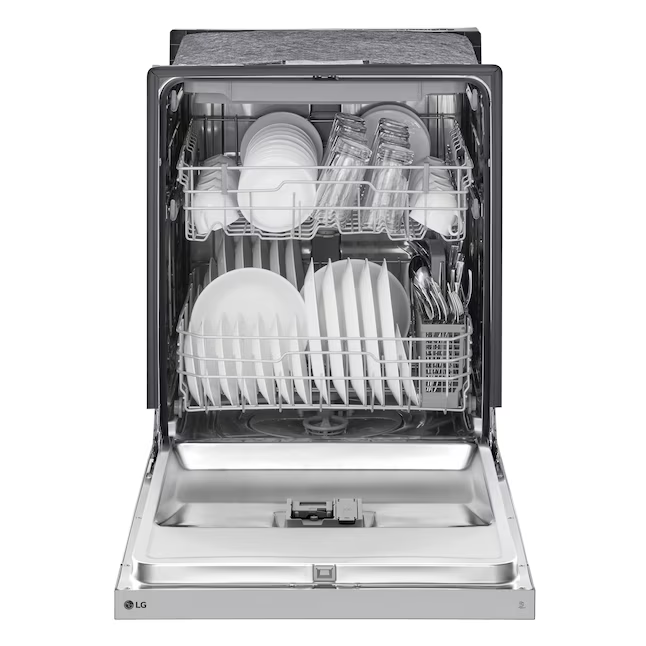 LG 24-in Front Control Built-in Dishwasher With Third Rack (Stainless Steel) 50-dBA, LDFC353LS *JR2508, Retail: $829.00, FINAL PRICE: $529.99 + TAX
