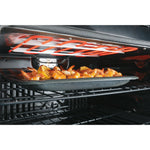 GE 30 inch Single Electric Wall Oven with Air Fry True Convection and Self + Steam Cleaning ( Stainless Steel )