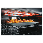 GE 27-in Smart Compatible Double Electric Wall Oven with Air Fry Self + Steam Cleaning ( Stainless Steel ), JKD5000SVSS *JR2503