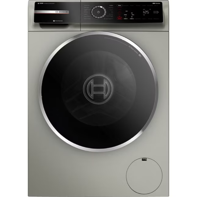 Bosch 800 Series High Efficiency Stackable Steam Cycle Smart Compatible Extra Small Front-Load Washer (Pearl Steel), WGB246AXUC/15 *JR2508, Retail: $1,999.00, FINAL PRICE: $1,199.99 + TAX