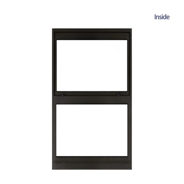 RELIABILT 36-in x 62-in Bronze Exterior Aluminum New Construction Single Hung Window Low-E Single Pane Glass (Half Screen Included), FASHB3662N-IMP, FINAL PRICE: $149.99