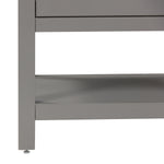 Origin 21 Beal 30-in Gauntlet Gray Semi-recessed Single Sink Bathroom Vanity with White Engineered Stone Top (Fully Assembled), L22097-VS30-GG, FINAL PRICE: $599.99