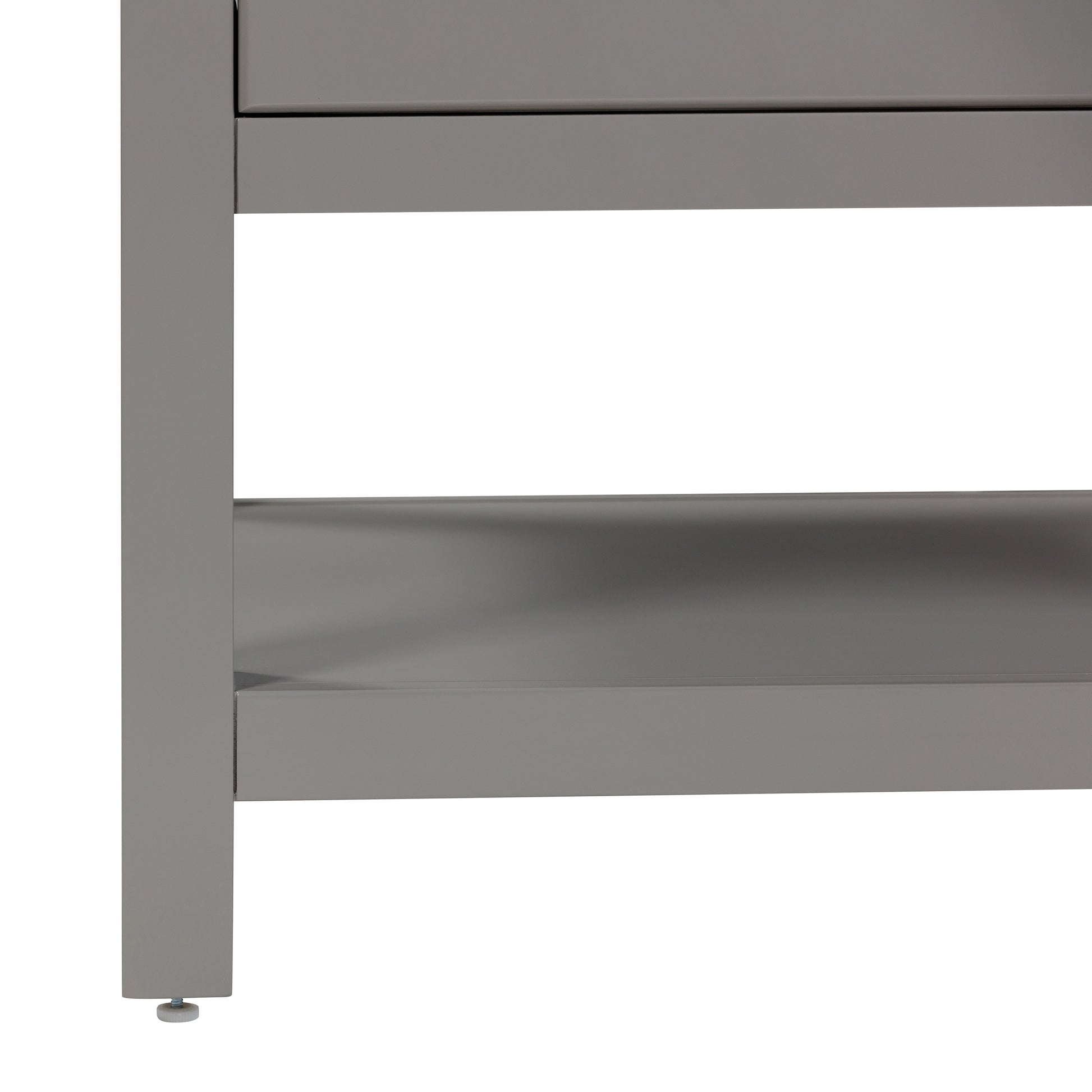Origin 21 Beal 30-in Gauntlet Gray Semi-recessed Single Sink Bathroom Vanity with White Engineered Stone Top (Fully Assembled), L22097-VS30-GG, FINAL PRICE: $599.99