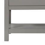 Origin 21 Beal 30-in Gauntlet Gray Semi-recessed Single Sink Bathroom Vanity with White Engineered Stone Top (Fully Assembled), L22097-VS30-GG, FINAL PRICE: $599.99