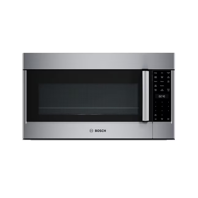 Bosch 800 Series 1.9-cu ft 30-in Over-the-Range Convection Microwave with Sensor Cooking (Stainless Steel), HMV8054U/01 *JR2506, Retail: $949.00, FINAL PRICE: $499.99 + TAX