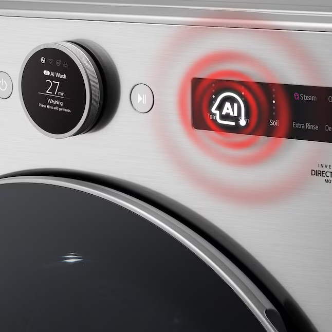 LG 5-cu ft Capacity Graphite Steel Ventless All-In-One Washer Dryer Combo, WM6998HVA *JR2509, Retail: $3,299.00, FINAL PRICE: $1,599.99 + TAX
