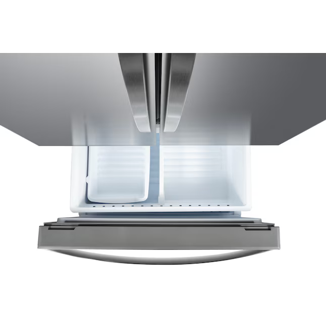 Kenmore Counter-Depth 17.5-cu ft French Door Refrigerator with Ice Maker (Stainless Steel) ENERGY STAR