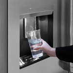 ZLINE KITCHEN & BATH Standard-Depth 28.9-cu ft 3 -Door 36-in Wide with Dual Ice Maker (Stainless Steel)