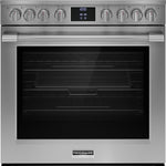 Frigidaire Professional 30-in Glass Top 5 burners 6.2-cu ft Air Fry Convection Oven Slide-In Electric Range with