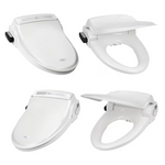 Bio Bidet BB-1000 Plastic White Round Slow Close Feature Heated Bidet Function Toilet Seat, BB1000R DRY  #5986418, Retail: $399.00, Final Price: $199.99 + Tax
