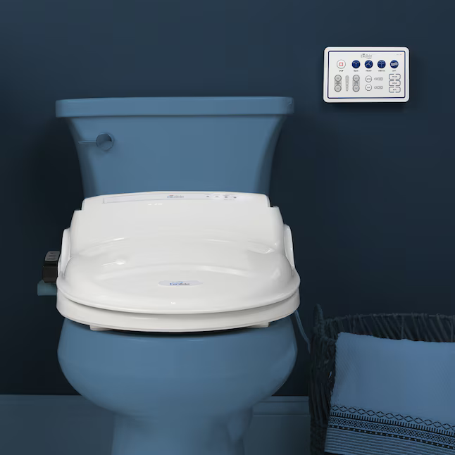 Bio Bidet BB-1000 Plastic White Round Slow Close Feature Heated Bidet Function Toilet Seat, BB1000R DRY  #5986418, Retail: $399.00, Final Price: $199.99 + Tax