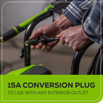 Greenworks Industrial Grade 3100-PSI 2.1-GPM Cold Water Electric Pressure washer with 5 Spray Tips