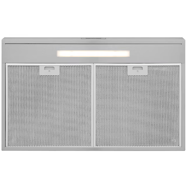 Frigidaire 30-in Convertible 220-CFM Stainless Steel Under Cabinet Range Hood with Charcoal Filter, FCVW3052AS *JR2512, Retail: $299.00, FINAL PRICE: $149.99 + TAX