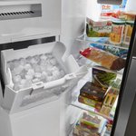 Whirlpool 20.6-cu ft Counter-Depth 36-in Wide Side-by-Side Refrigerator with Ice Maker ,Water and Ice Dispenser ( Fingerprint Resistant Stainless Steel )